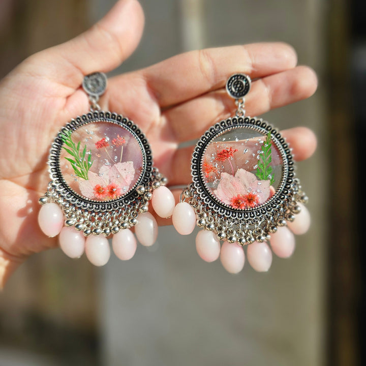 "Peachy Bloom - Resin Bouquet"