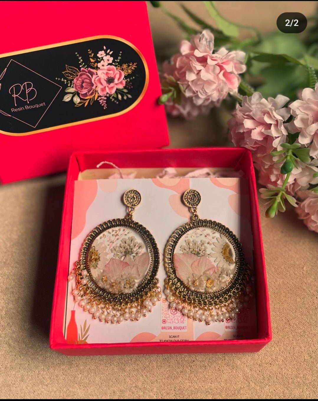 "Floral Bloom - Resin Bouquet"