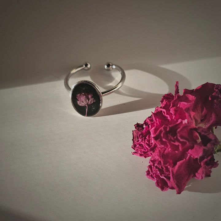 "Midnight Bloom - Resin Bouquet"