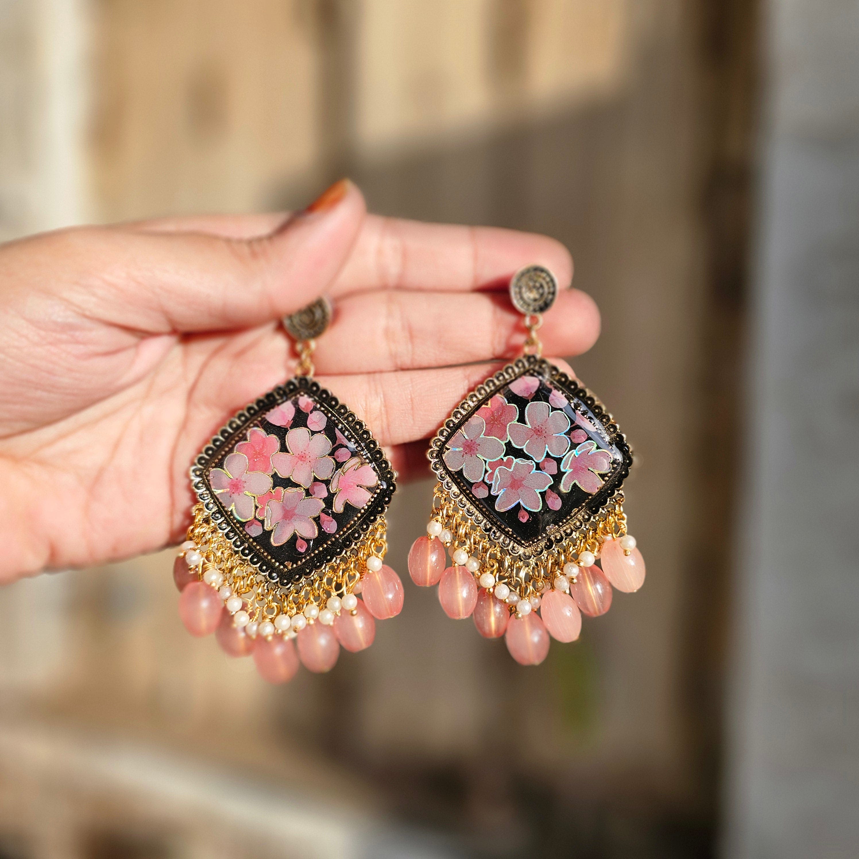"Peachy Dream Drops - Resin Bouquet"