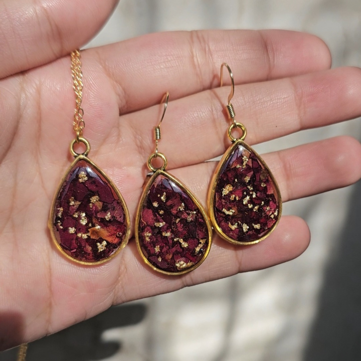 Rose Petal Necklace