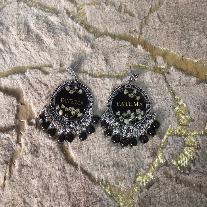 Muskan Jhumke - Resin Bouquet