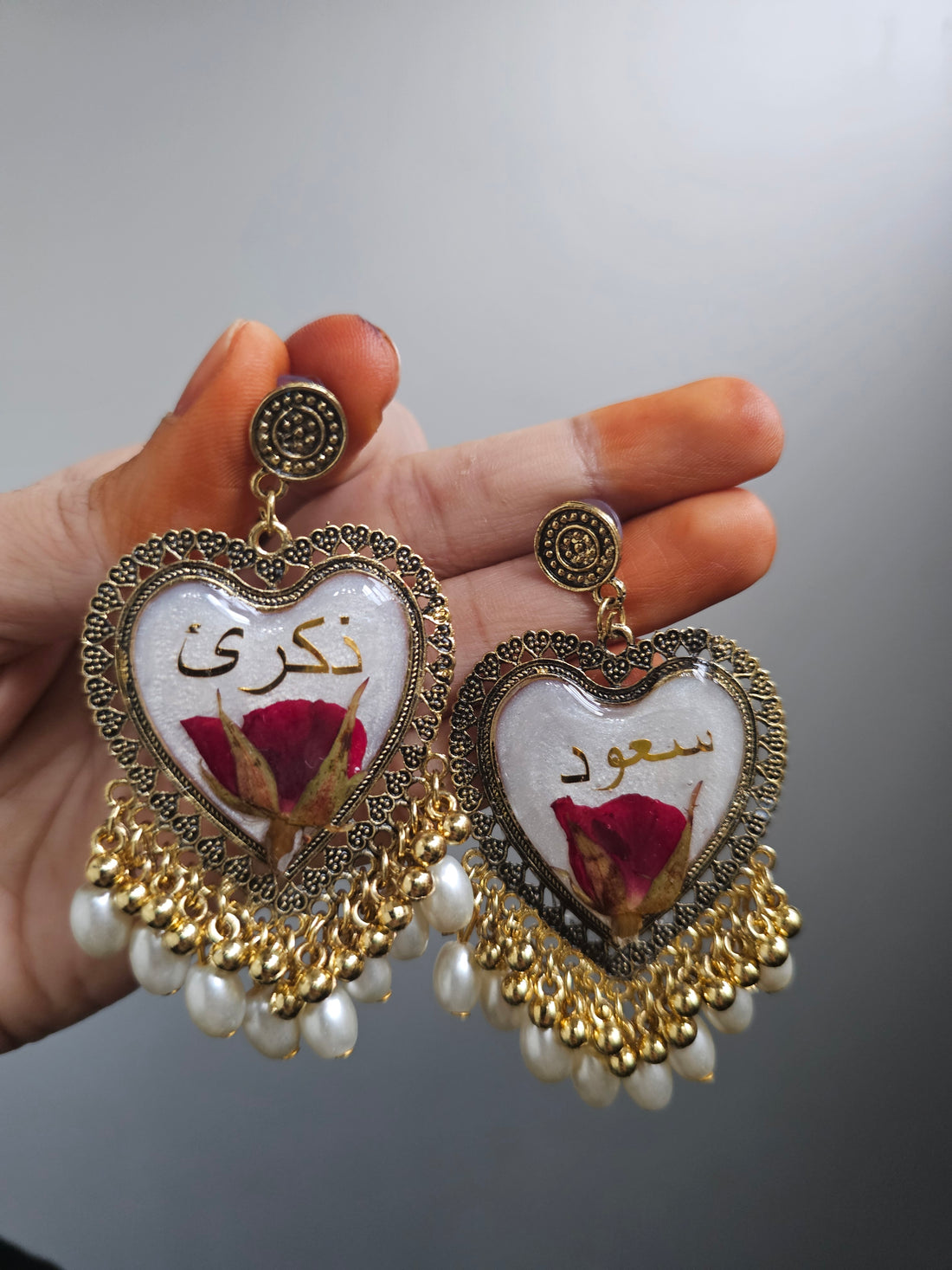 Rose Jhumka ( Gift for your bhabhi)