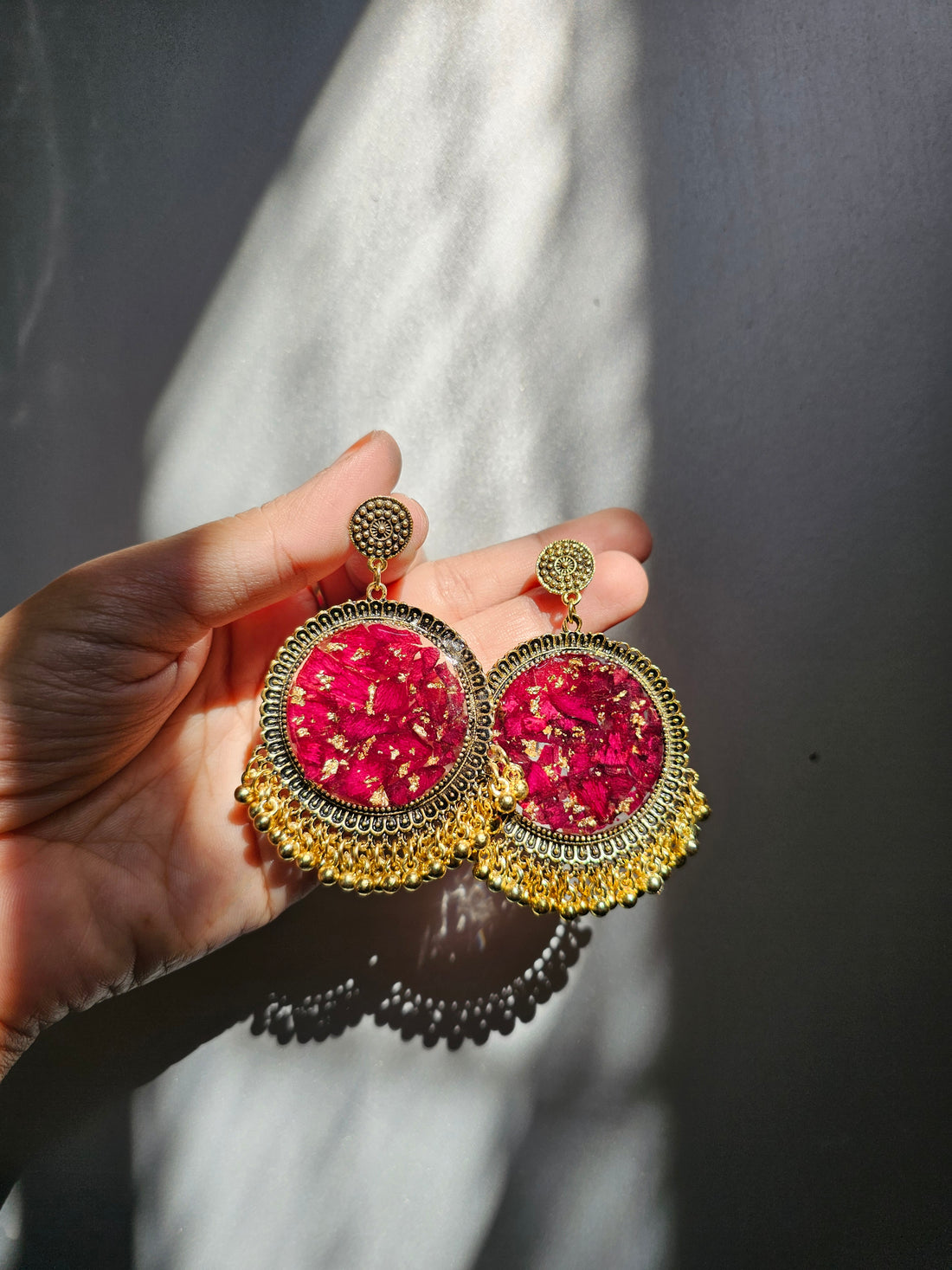 Rose jhumka