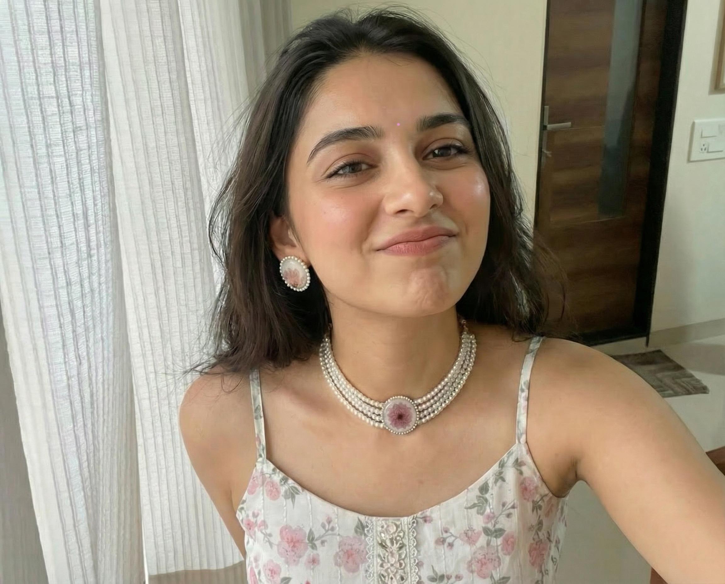 Amethyst Bloom Pearl Choker