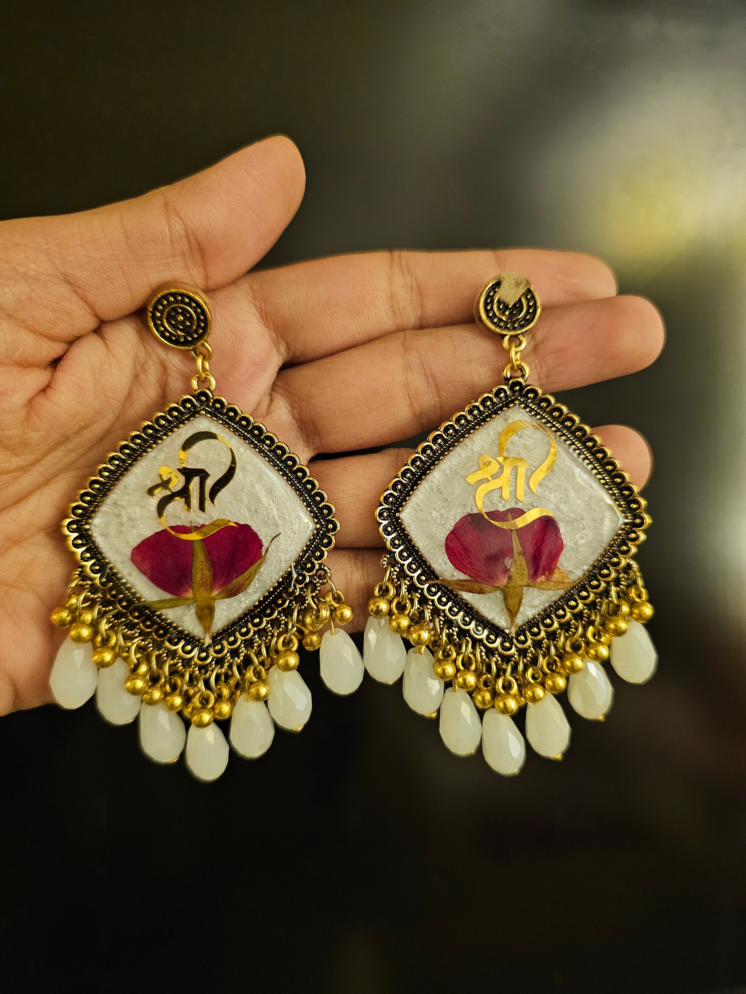 Rose Jhumka ( Gift for your bhabhi)
