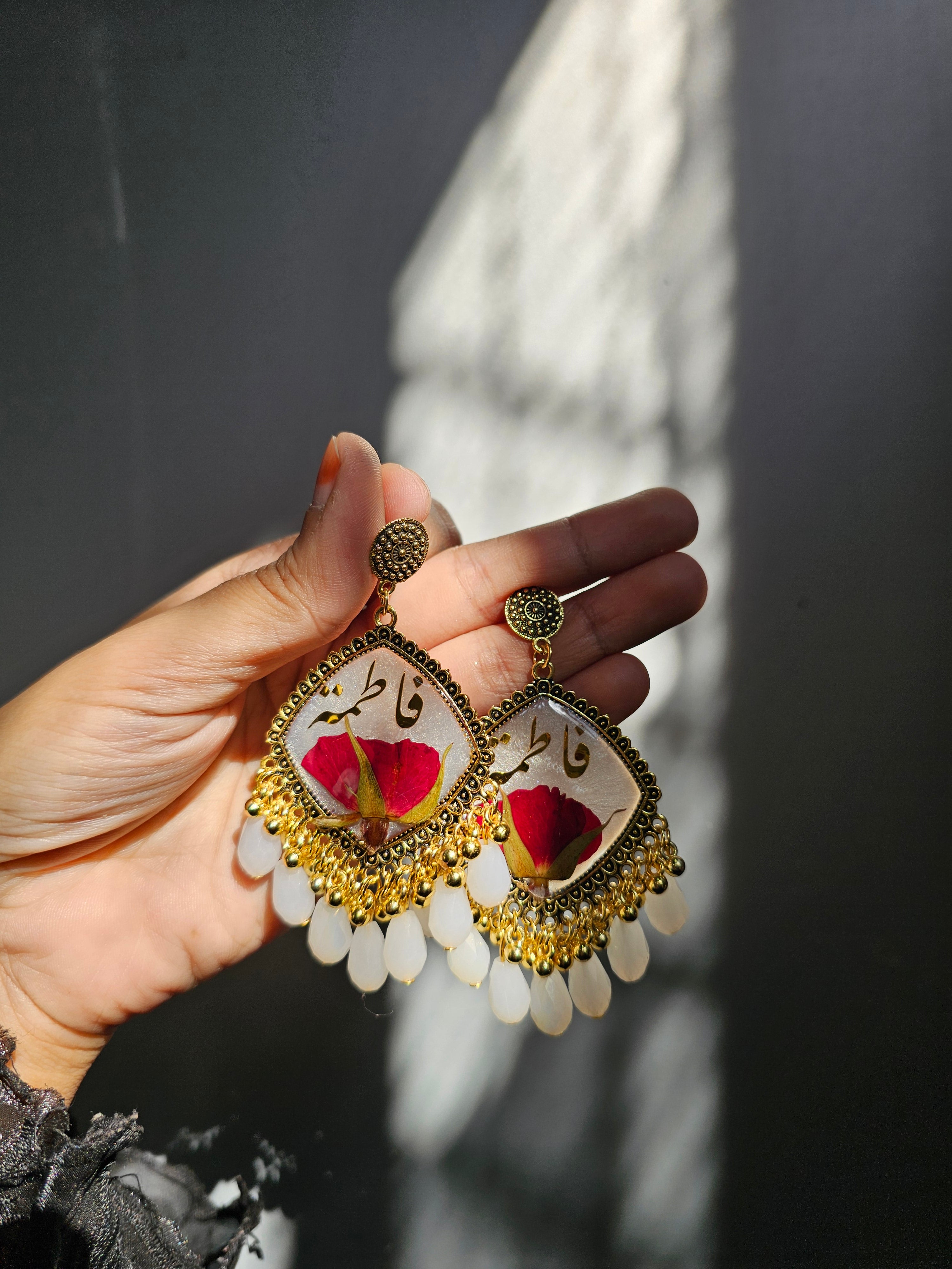 Rose Jhumka ( Gift for your bhabhi)