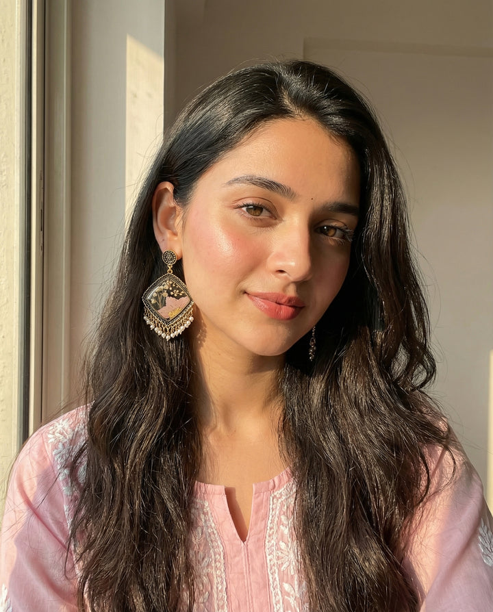 Blooming Grace Transparent Jhumka