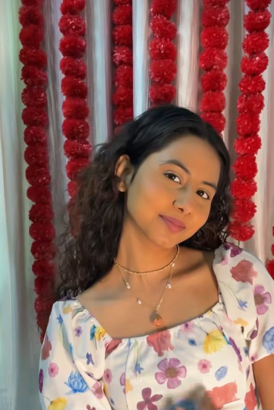 Blossom Pearl Necklace – Real Rose & Pearl