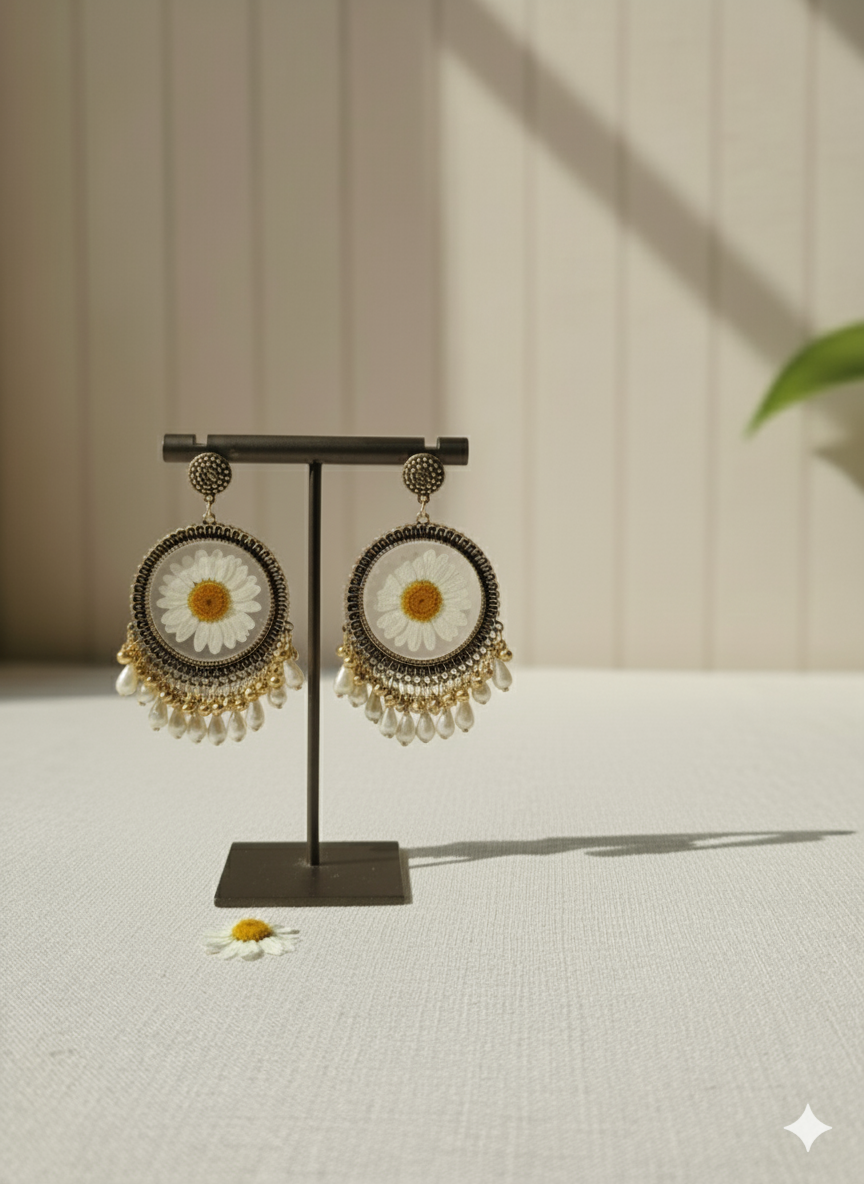 Daisy Resin jhumka