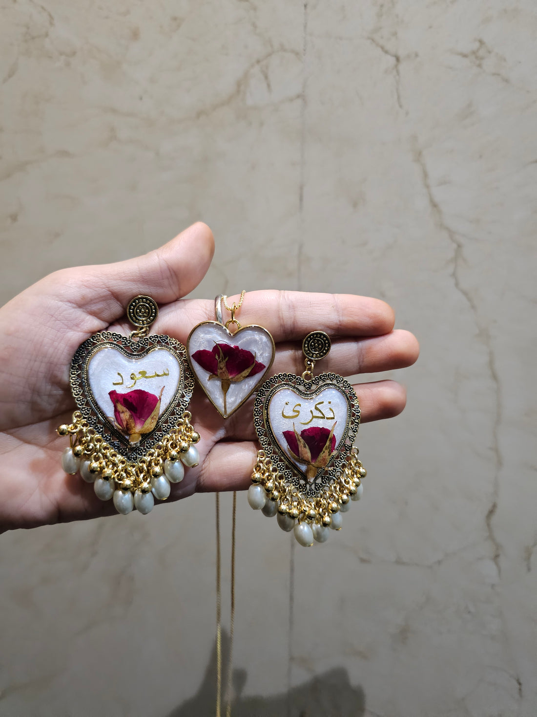 Rose Jhumka ( Gift for your bhabhi)